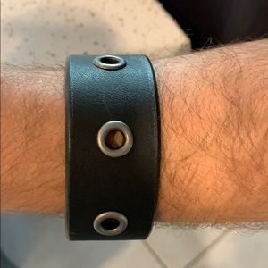 Homemade leather cuff